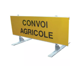 KIT COMPLET PANNEAU CONVOI AGRICOLE 1200X400X1MM VEHICULE PILOTE