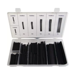 MANCHONS GAINE THERMORETRACTABLE NOIR 2 A 13MM COFFRET DE 127 PIECES TECHNI-POWER