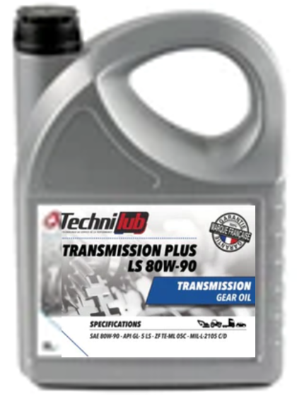 Huile de transmission PLUS LS 80W90 4x5 L - TECHNILUB