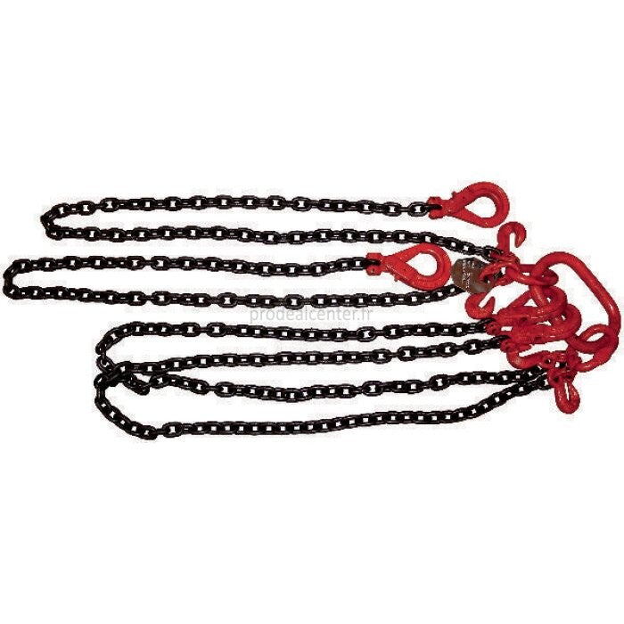 ELINGUE CHAINE 4 BRINS 8 MM AVEC CROCHETS AUTOMATIQUE LG 2 M