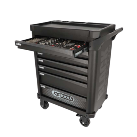 Servante mobile pour atelier - 7 tiroirs 293 outils KS TOOLS
