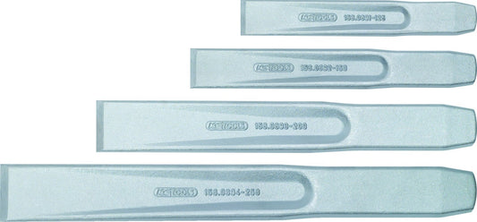 Jeu de burins plats, 4 pièces - KS TOOLS