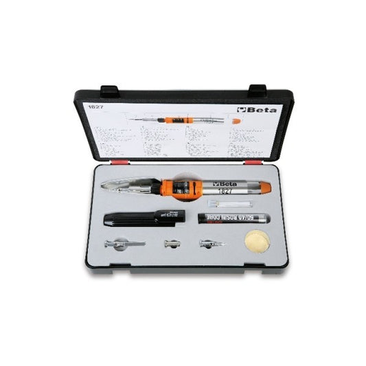 Coffret fer à souder au gaz + 7 accessoires