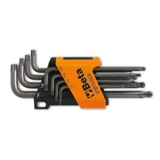 Jeu de 8 clés mâles Torx coudées à tête sphérique