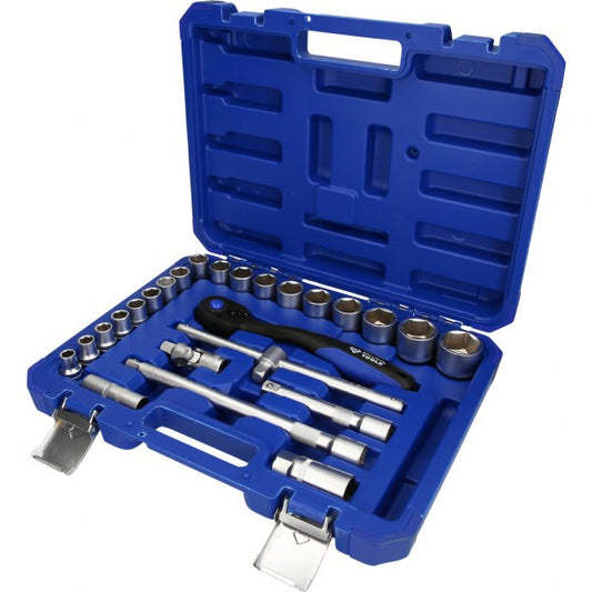 Coffret de douilles et cliquets 1/2" | 25 pièces