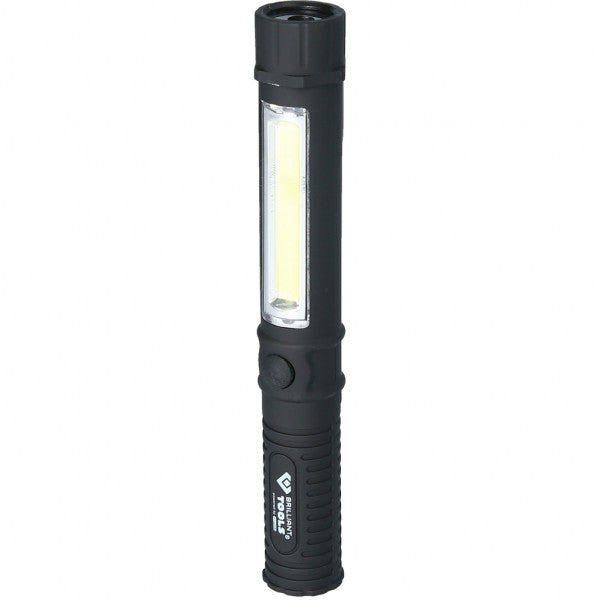 Lampe de poche à LED COB 2 en 1, 140 Lumens