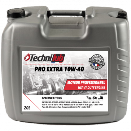 Huile moteur PRO EXTRA 10W40 60 L - TECHNILUB