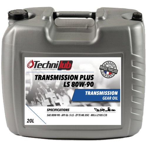 Huile de transmission PLUS LS 80W90 20 L - TECHNILUB