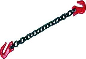 ELINGUE D''ARRIMAGE AVEC 2 CROCHETS RACCOURCISSEURS CHAINE Ø 13 MM LG 3,5M