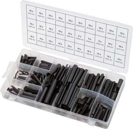 Assortiment goupilles élastiques acier x 315