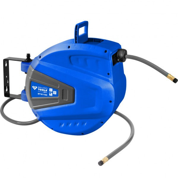 Enrouleur pneumatique automatique air et eau, tuyau Ø 10 mm, 15M